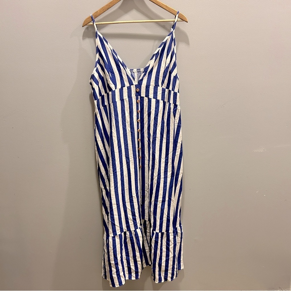 ✨3 for $18✨ Blue Striped Maxi Dress